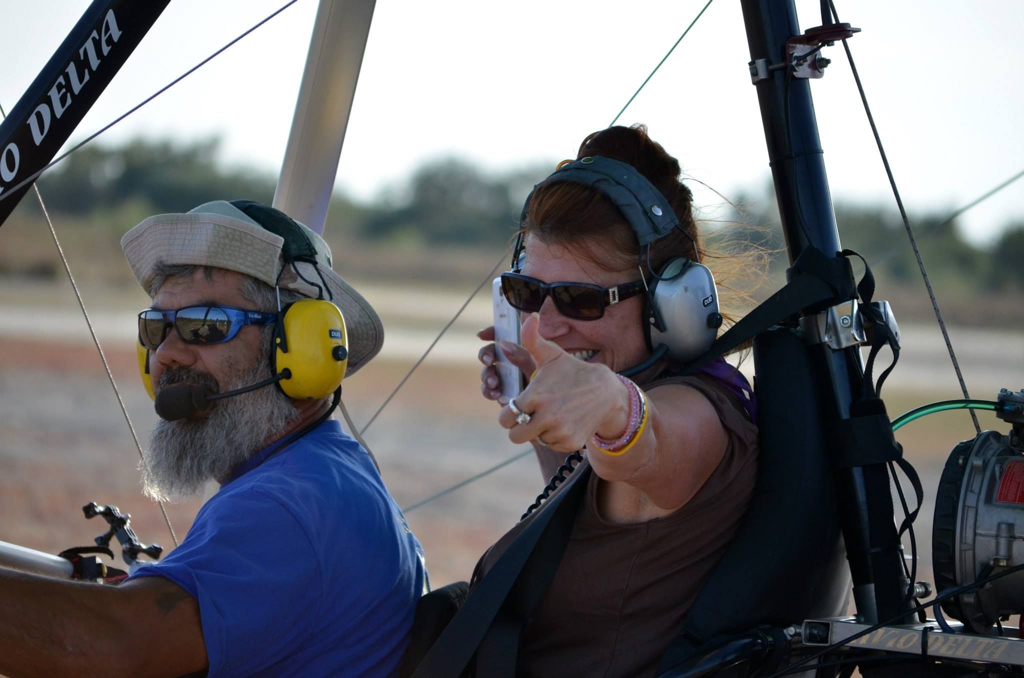 Ultralight aircraft ride